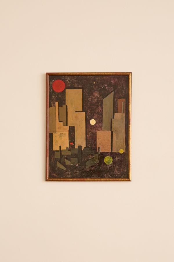 Abstract Framed Painting