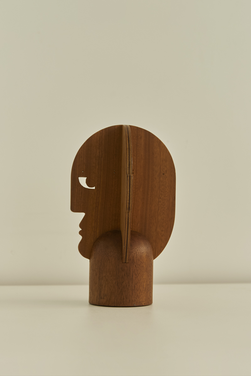 Artist Head Sculpture