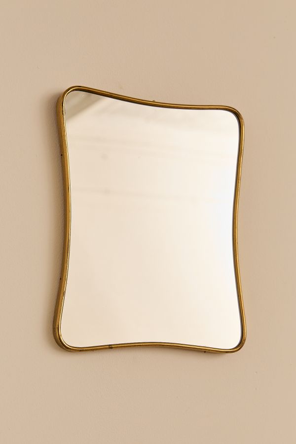 Decorative Brass Mirror