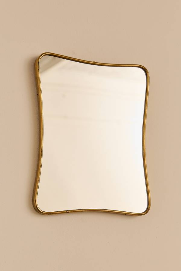 Decorative Brass Mirror