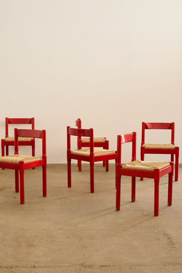 Set of Six Carimate Chairs