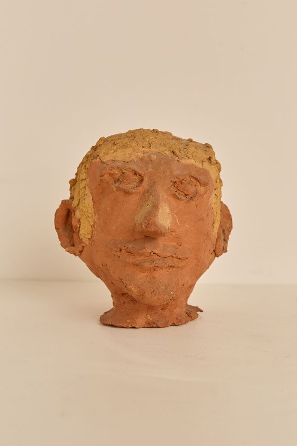 Terracotta Head Sculpture